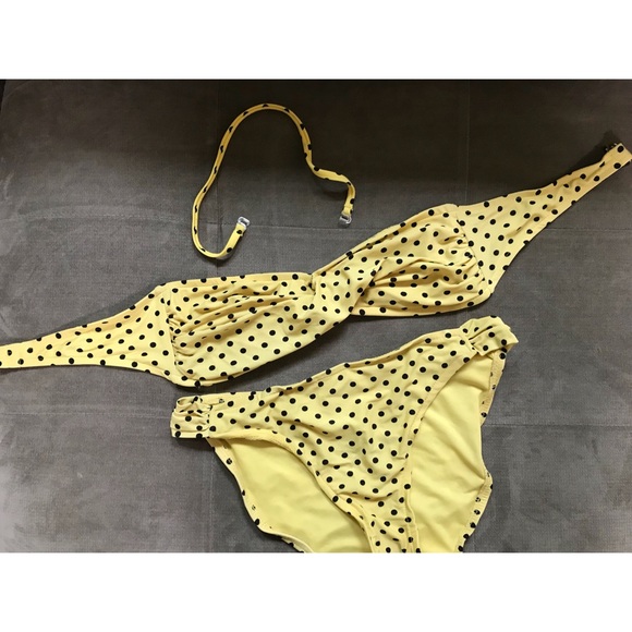 Target Other - Yellow Polka-dot bikini